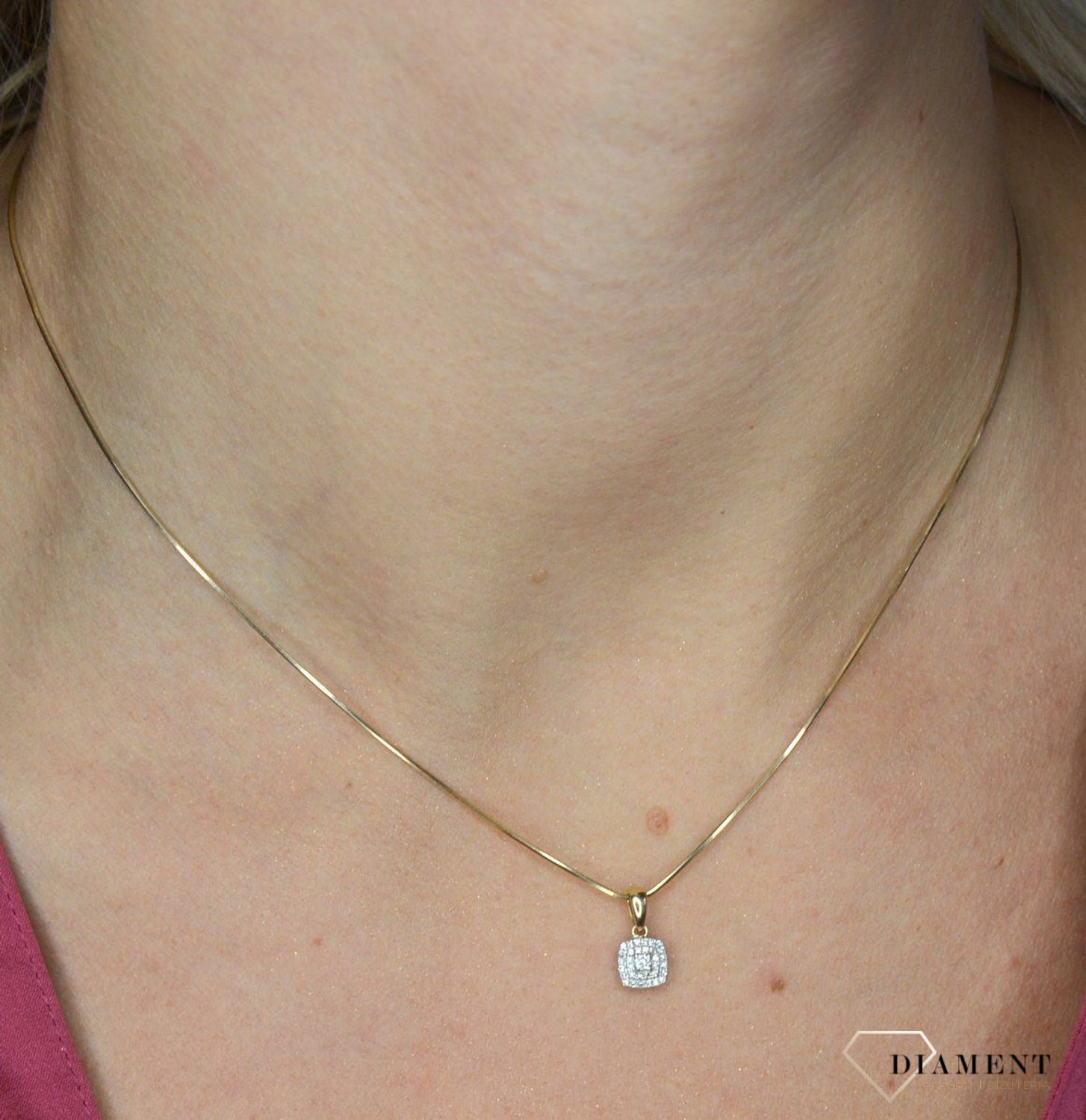 Kolczyki złote DIAMENT złoto, diamenty E45732 . Kolczyki z diamentami numer wzoru E45732 YW P (1).jpg